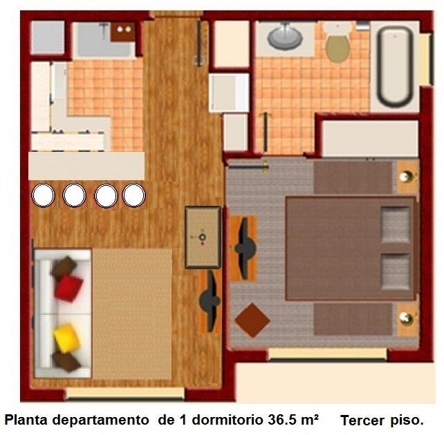 Apartamento Depto Parque Suizo 800 Pucón